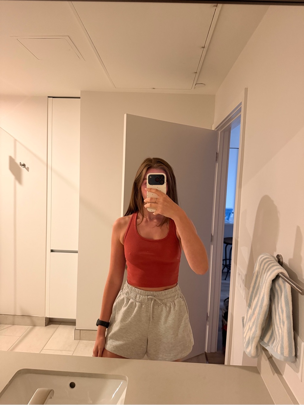 Forever 21 Rust Tank Crop Top
